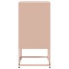 vidaXL Bedside Cabinets 2 pcs Pink 36x39x78 cm Steel