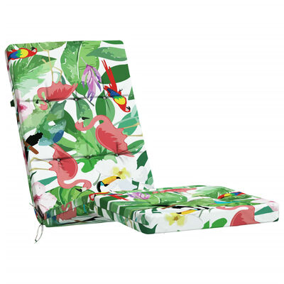 vidaXL Deck Chair Cushions 2 pcs Multicolour Oxford Fabric