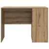 vidaXL Desk with Shelf Artisan Oak 102 x 50 x 75 cm Engineered Wood