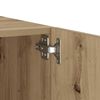 vidaXL Bedside Cabinet Artisan Oak 100x35x40 cm Engineered Wood
