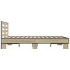 vidaXL Bed Frame without Mattress Sonoma Oak 120x200 cm