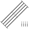 vidaXL Window Security Grille 175 x 60 cm Galvanized Steel