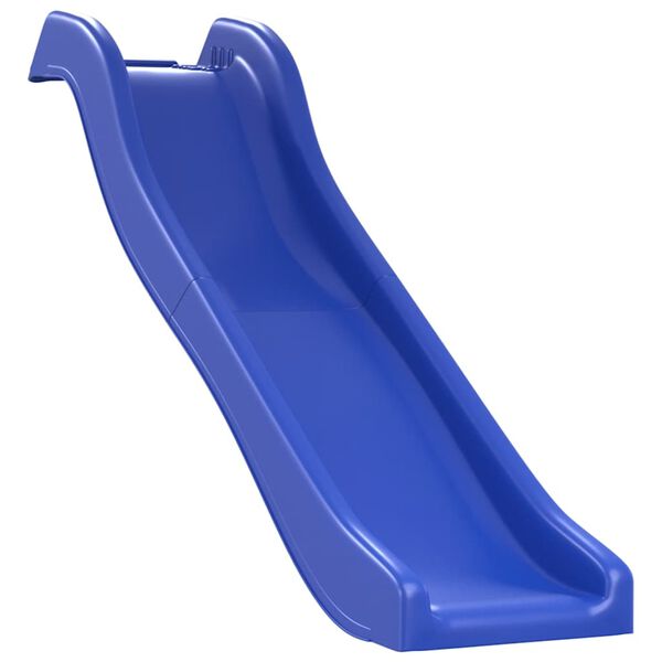 vidaXL Play Slide Blue 175x38x23 cm Polypropylene