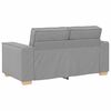 vidaXL Sofa 3 pcs Cloud Grey Fabric