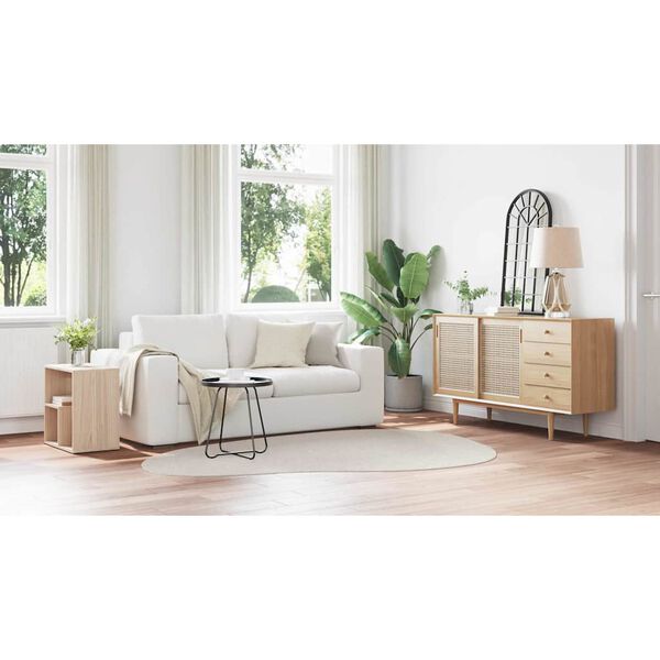 vidaXL Area Rugs HUARTE Sand 160 x 230 cm Polyester