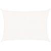 vidaXL Sunshade Sail 160 g/m&sup2; White 3.5x5 m HDPE