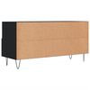 vidaXL TV Cabinet Black 102x36x50 cm Engineered Wood
