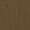 vidaXL Bed Frame without Mattress Honey Brown Solid Wood 120x200 cm