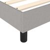 vidaXL Box Spring Bed Frame Light Grey Super King Fabric (UK/IE/FI/NO only)