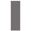 vidaXL Roller Blind Blackout Grey 60x150 cm Fabric Width 55.7 cm Polyester