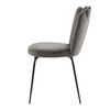 Venture Home Dining Chairs 2 pcs Limhamn Velvet Black and Grey