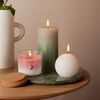 Bolsius Rustic Ball Candles Shine 6 pcs 76x71 mm Ash Rose