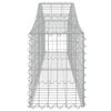 vidaXL Arched Gabion Baskets 6 pcs 200x30x40/60 cm Galvanised Iron