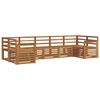 vidaXL Sofa Sets 7 pcs Natural Solid Acacia Wood