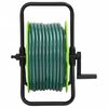 vidaXL Free Standing Green Hose Reel with 30 m Hose PVC