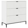 vidaXL Sideboard White 79.5 x 33 x 82 cm Engineered Wood