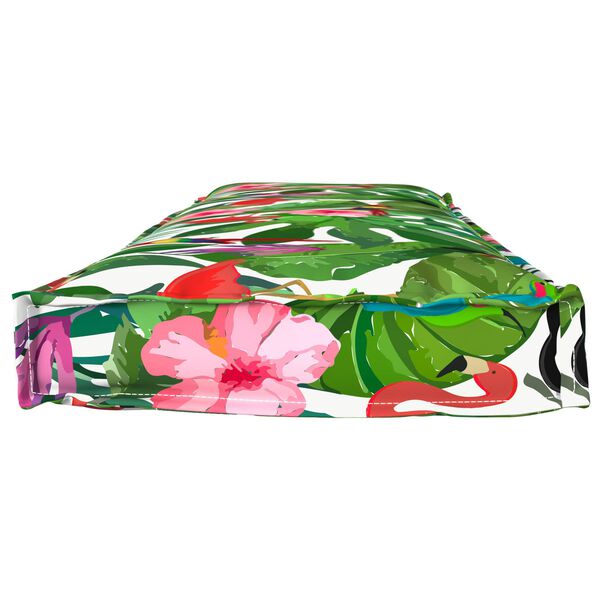 vidaXL Pallet Cushion for Bench Floral Multicolour 140 x 40 x 8 cm