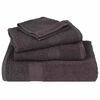 vidaXL Hand Towels "FROGN" 10 pcs Anthracite 50x100 cm 360 gsm