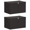 vidaXL Storage Box 2 pcs Non-woven fabric 60 x 43 x 35 cm 90.3 L