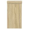 vidaXL Plant Stands 2 pcs Sonoma Oak 10x10x18 cm Engineered Wood