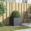 vidaXL Planter Anthracite 49x47x46 cm Steel