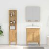vidaXL Bathroom Furniture Set 2 pcs Wax Brown Solid Pine Wood