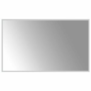 vidaXL LED Bathroom Mirror Transparent 100 x 60 cm Tempered Glass