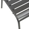 vidaXL Stackable Garden Chair Set 5 pcs Anthracite Powder-coated Steel