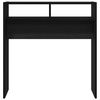 vidaXL Console Table Black Oak 78 x 30 x 80 cm Engineered Wood