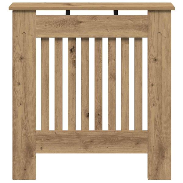 vidaXL Radiator Cover Artisan Oak 78 x 19 x 81.5 cm Engineered Wood