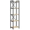 vidaXL Bookshelf 40 x 30 x 155 cm Engineered Wood Sonoma Oak