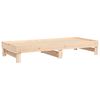 vidaXL Pull-out Day Bed without Mattress 2x(80x200) cm Solid Wood Pine