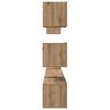 vidaXL TV Cabinet Set Wall-mounted 8 pcs Artisan Oak Engineered Wood