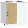 vidaXL Kitchen Base Cabinet Kalmar Sonoma Oak Engineered Wood