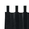 vidaXL Blackout Curtains 2 pcs Black 140 x 175 cm Velvet