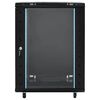 vidaXL 15U Network Cabinet 19" IP20 Black 60x45x86 cm