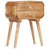 vidaXL Bedside Cabinet 43x30x58 cm Solid Mango Wood