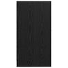 vidaXL Apothecary Cabinet Black oak 30 x 41 x 77.5 cm Engineered wood