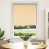 vidaXL Roller blind blackout 84.4x175 cm Fabric Width 80 cm beige
