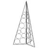vidaXL Metal Christmas Tree KUOPIO 100 cm Steel Black