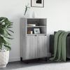 vidaXL Highboard Grey Sonoma 60x36x110 cm Engineered Wood