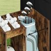 vidaXL Golf Cabinet Plain Smoked Oak 102 x 45 x 85.5 cm