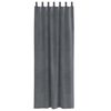 vidaXL Blackout Curtains 2 pcs Light Grey 140 x 245 cm Velvet