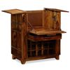 vidaXL Bar Cabinet Solid Acacia Wood 85x40x95 cm