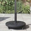 vidaXL Parasol Base Black &Oslash;38-48 mm PE and concrete and iron
