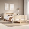 vidaXL Bookcase Bed without Mattress 140x190cm Solid Wood Pine