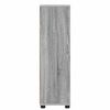 vidaXL Bathroom Cabinet Grey Sonoma 30.5 x 30 x 101 cm Engineered Wood