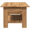 vidaXL Coffee Table Artisan Oak 102x55x42 cm Engineered Wood