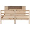 vidaXL Bookcase Bed without Mattress 140x200 cm Solid Wood Pine