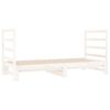 vidaXL Pull-out Day Bed without Mattress White 2x(90x190) cm